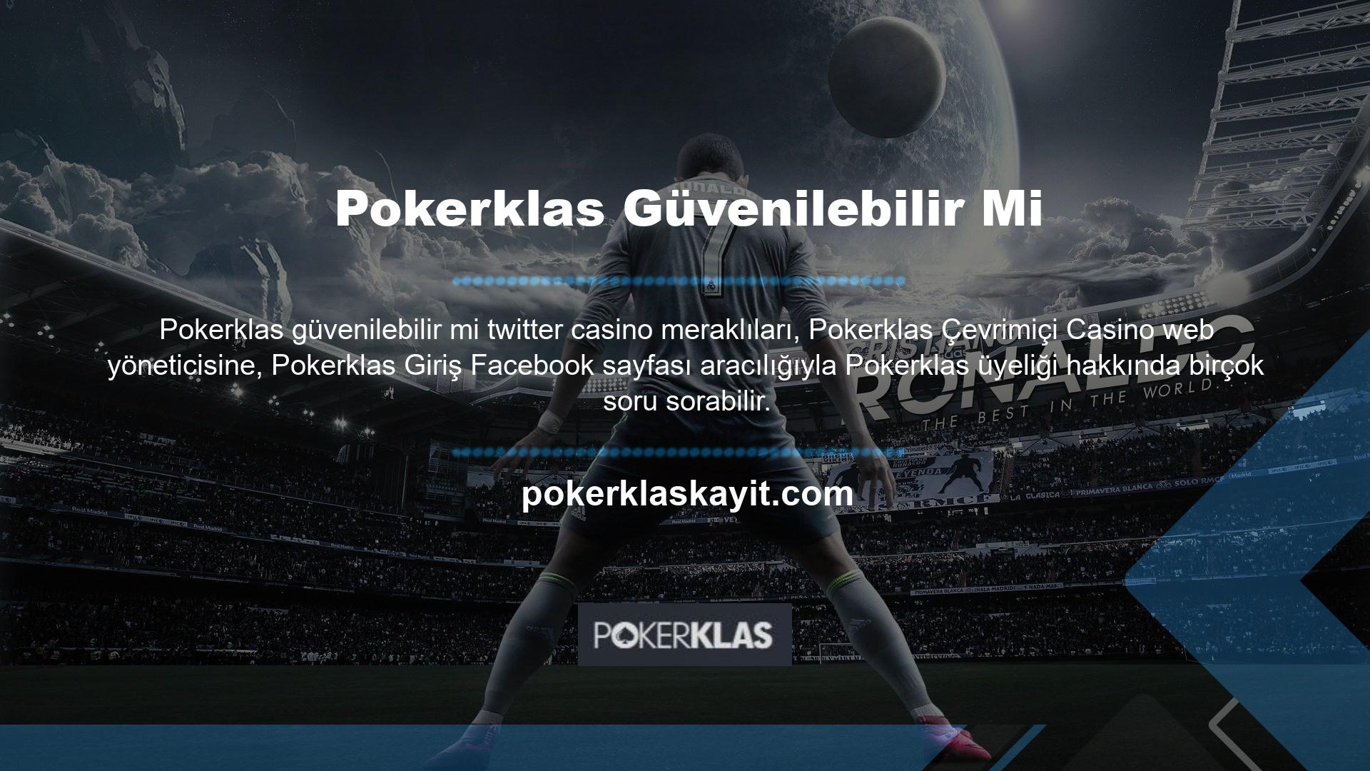 Pokerklas online casino sitesine üye olmak için bir oyuncunun yapması gereken ilk şey, sitenin mevcut adresinden ana sayfaya erişmektir